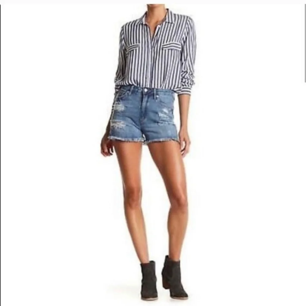 Joes Jeans Kiernan distressed cut off jean shorts